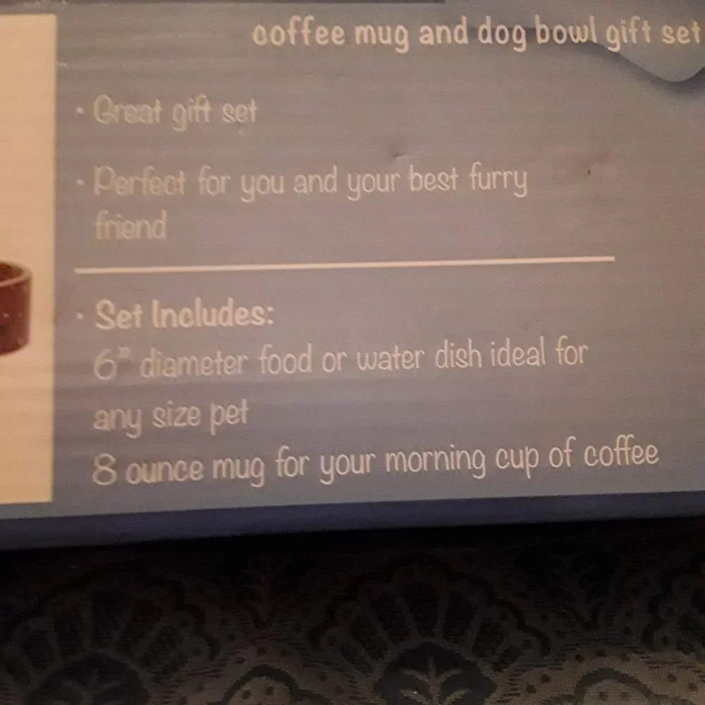 Breakfast With My Buddy Coffee Mug & Dog Bowl 2-Pc Gift Set The Humane Society
